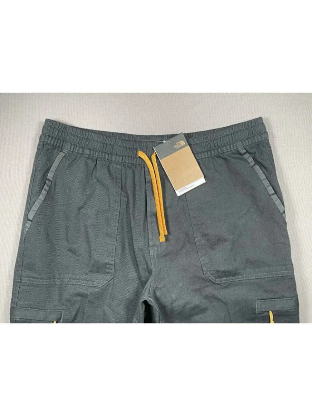 NWT The North Face Field Elastic Cargo Asphalt Grey Pants - Men Size Large